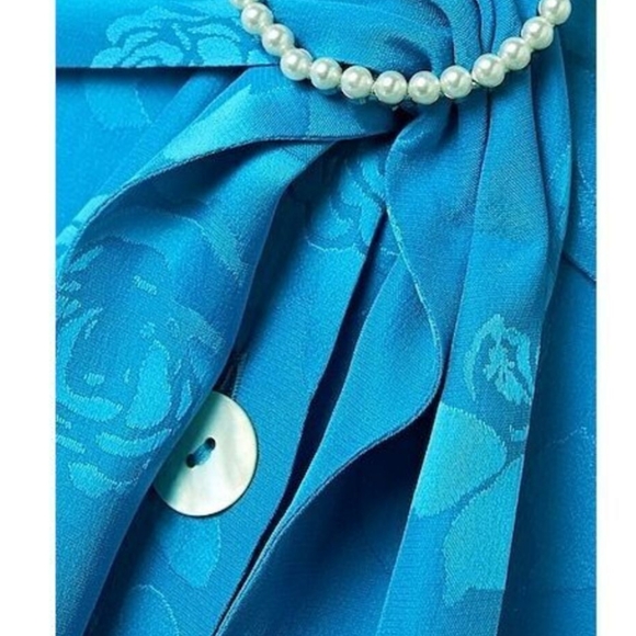 3S. NWT ART DEALER SILK BLEND SKIRT - Picture 5 of 10